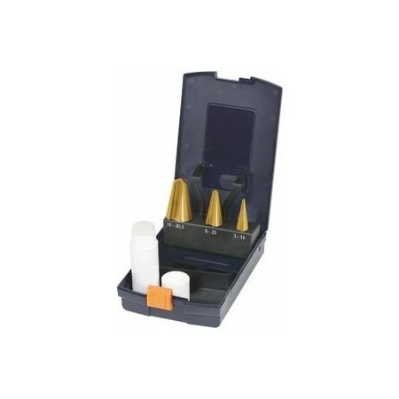 Garant Precision taper sheet and tube drill set HSS, TiN, Cutter Dia. DC: 3-30-5mm 118130 3-30,5